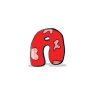 child&#039;s drawing of the letter a