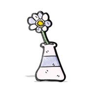 cartoon flower in vase