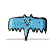 spooky halloween bat cartoon