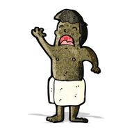 cartoon man dressed in towel N2