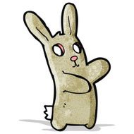 spooky zombie bunny cartoon N3