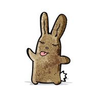 Cartoon Brown Rabbit N4