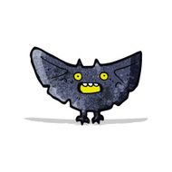cartoon halloween bat N2