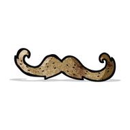Cartoon Mustache N6
