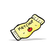 ketchup packet cartoon
