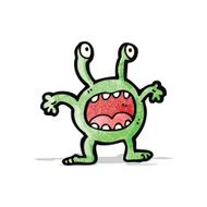 funny little alien cartoon N3