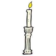 cartoon candlestick