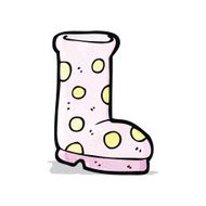 cartoon wellington boot