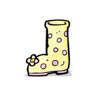 cartoon wellington boot N2