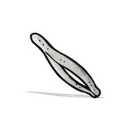 cartoon tweezers