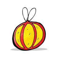Cartoon Christmas Bauble N5