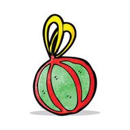 Cartoon Christmas Bauble N6