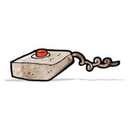 cartoon push button N2