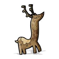 cartoon stag N3
