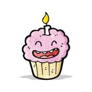 cartoon cupcake N21