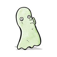 cartoon spooky ghost N21