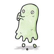 cartoon spooky ghost N22