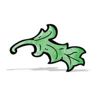 cartoon leaf pattern