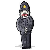 cartoon british policeman N2
