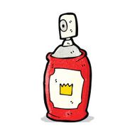 cartoon spray can N6