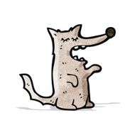 Cartoon Wolf N26