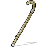 Cartoon Walking Stick N4