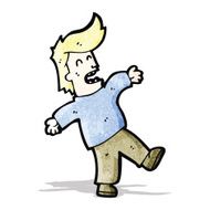 cartoon shocked man N17