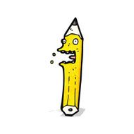 Cartoon Pencil N25