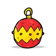 Cartoon Christmas Bauble N10