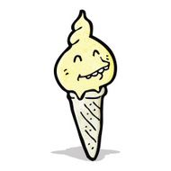Cartoon Ice Cream Cone N49