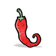 cartoon chilli pepper