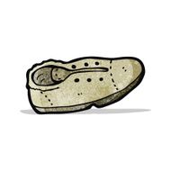 cartoon old shoe N2