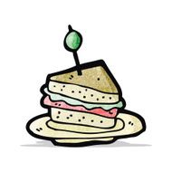 Cartoon Sandwich N17
