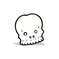 Cartoon Skull N11