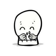 Cartoon Skull N12