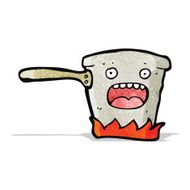 bubbling kitchen pot cartoon N5