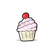 cartoon cupcake N22
