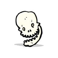 Cartoon Skull N16