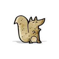 cartoon little squirrel N2