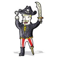 Cartoon Pirate Captain N12