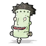 cartoon zombie monster head N2