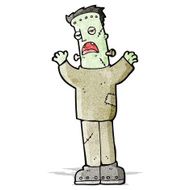 cartoon zombie monster