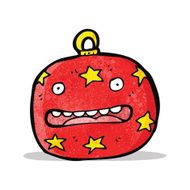 Cartoon Christmas Bauble N12