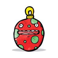 Cartoon Christmas Bauble N14
