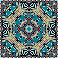Traditional ornamental floral paisley bandanna You can use this N54