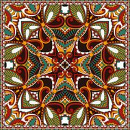 Traditional ornamental floral paisley bandanna You can use this N55