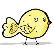 funny cartoon bird N2