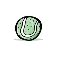 Cartoon Tennis Ball N9