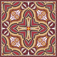Traditional ornamental floral paisley bandanna You can use this N60