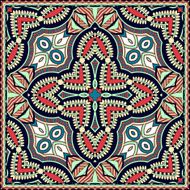 Traditional ornamental floral paisley bandanna You can use this N63